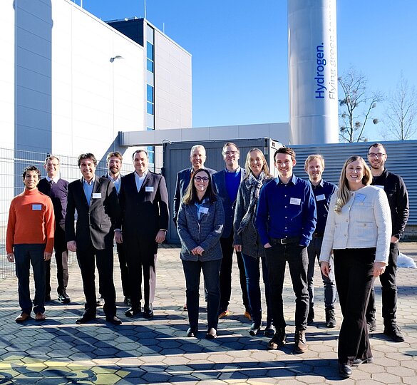 [Translate to English:] Teilnehmer beim Start des Horizon Europe-Projekts BeBoP Hydrogen 