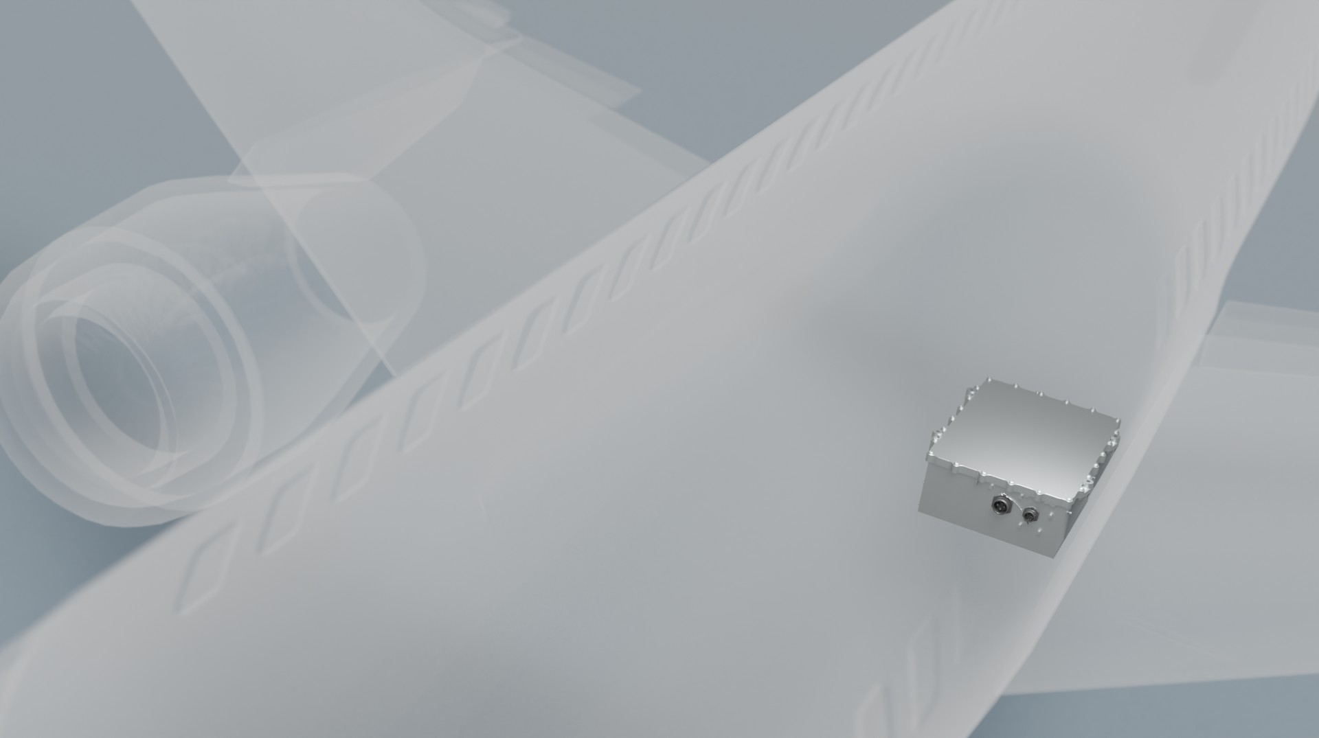 Landeklappen-Antriebssteuerung im Flugzeugflügel – High-Lift ECU für SLAT/FLAP-Systeme.