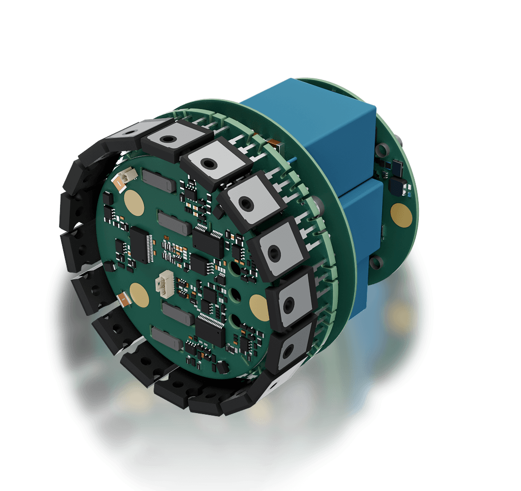 Elektrischer Aero-Antriebsinverter – leichter SiC-Inverter für eVTOL und Hybridflugzeuge.