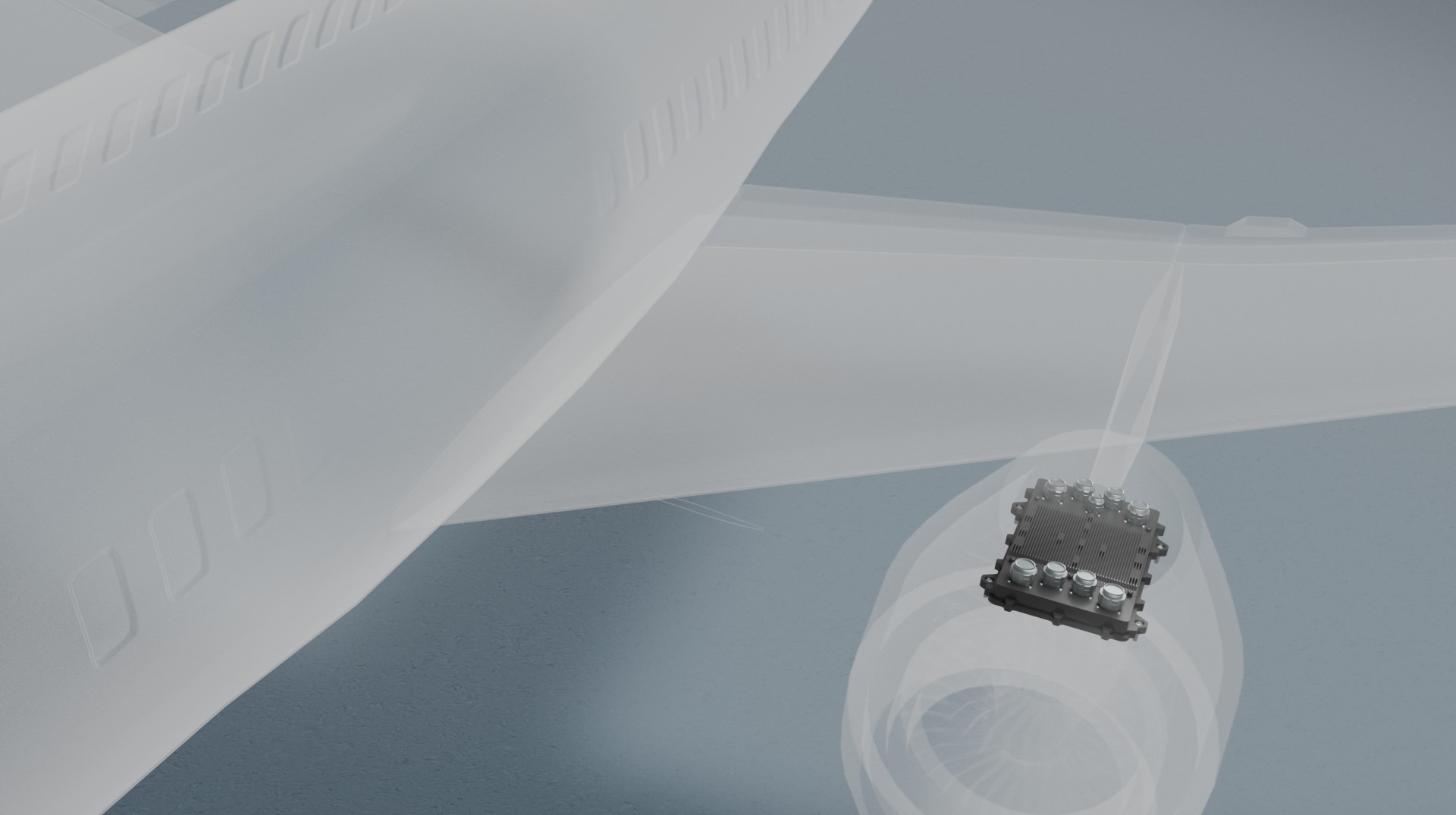 FADEC-Triebwerksregler im Flugzeugtriebwerk – digitale Motorsteuerung für moderne Luftfahrtantriebe.