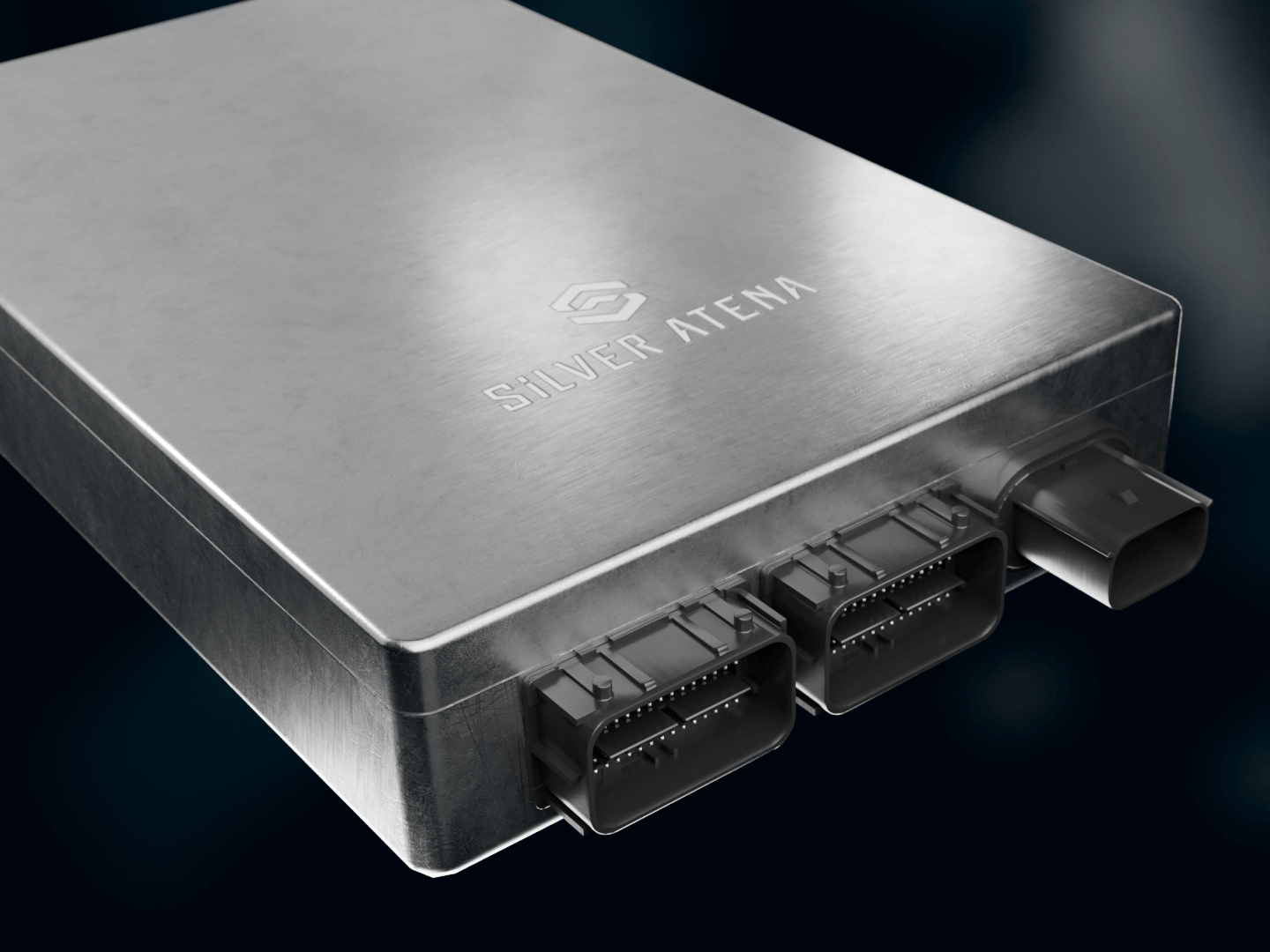 Close-up of the tank control unit from Silver Atena for hydrogen systems.