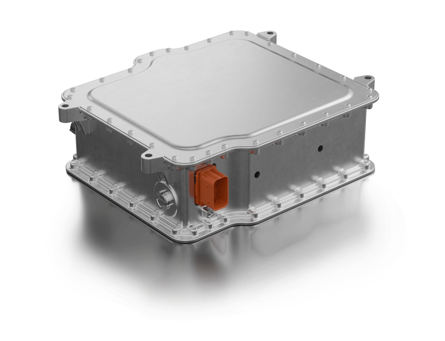 Electric auxiliary drive (ePTO) from Silver Atena as a compact high-voltage power electronics system for commercial vehicles.